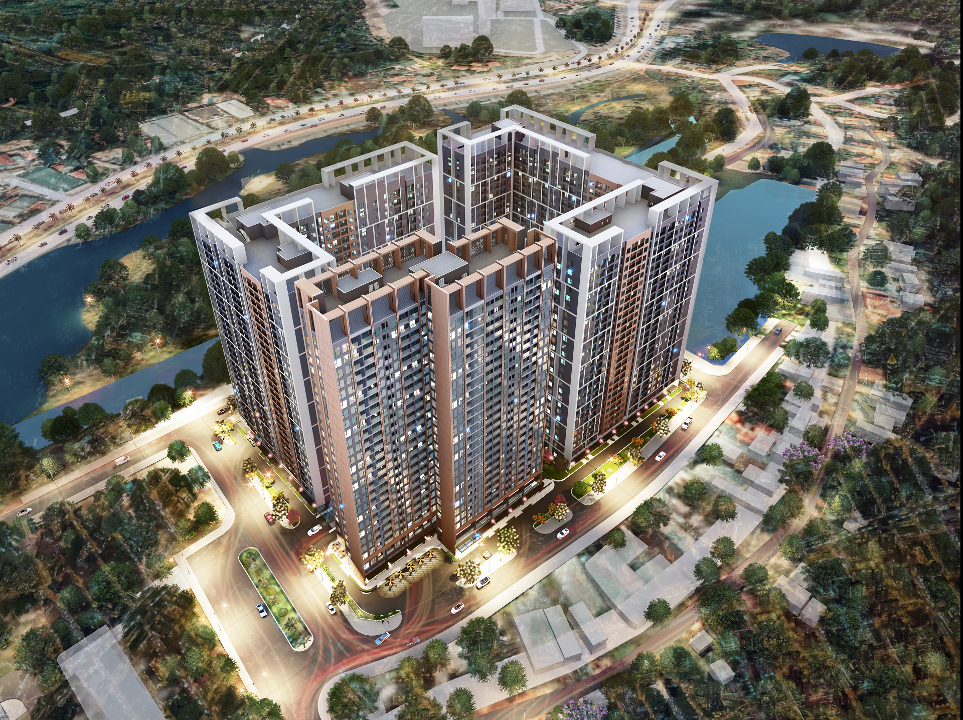 Phối cảnh tổng thể Marina Living Halong